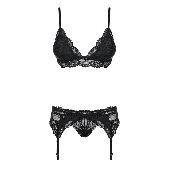 Obsessive - 810-SEG-1 3 pcs set L/XL - Black Obsessive - 810-SEG-1 3 pcs set L/XL - Black