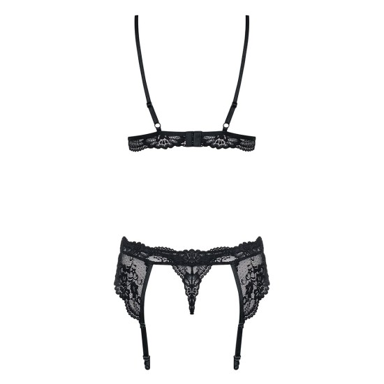 Obsessive - 810-SEG-1 3 pcs set L/XL - Black Obsessive - 810-SEG-1 3 pcs set L/XL - Black