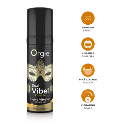 Orgie Dual Vibe - Kissable Liquid Vibrator - Pina Colada