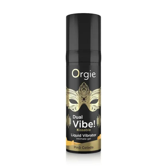 Orgie Dual Vibe - Kissable Liquid Vibrator - Pina Colada Orgie Dual Vibe - Kissable Liquid Vibrator - Pina Colada