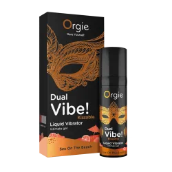 Orgie Dual Vibe - Kissable Liquid Vibrator - Sex On The Beach