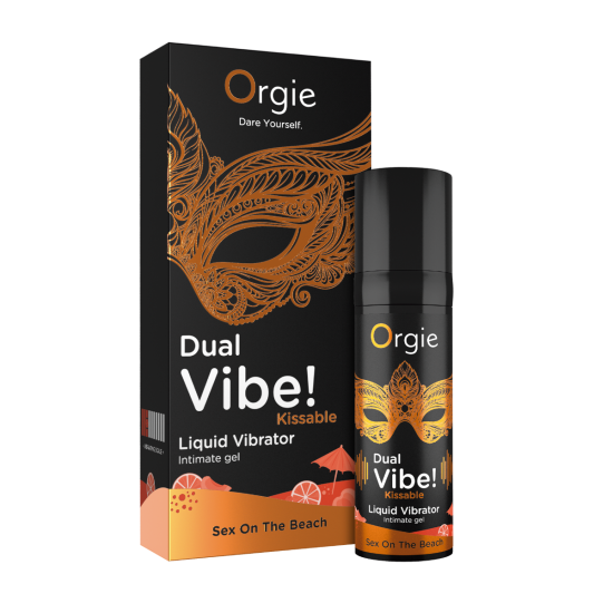 Orgie Dual Vibe - Kissable Liquid Vibrator - Sex On The Beach Orgie Dual Vibe - Kissable Liquid Vibrator - Sex On The Beach