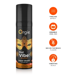 Orgie Dual Vibe - Kissable Liquid Vibrator - Sex On The Beach