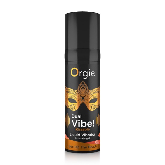 Orgie Dual Vibe - Kissable Liquid Vibrator - Sex On The Beach Orgie Dual Vibe - Kissable Liquid Vibrator - Sex On The Beach