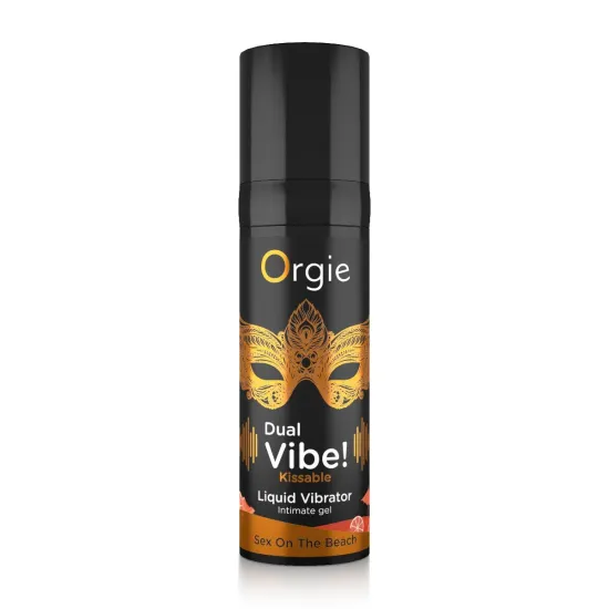 Orgie Dual Vibe - Kissable Liquid Vibrator - Sex On The Beach Orgie Dual Vibe - Kissable Liquid Vibrator - Sex On The Beach