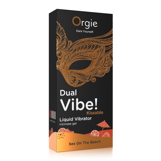 Orgie Dual Vibe - Kissable Liquid Vibrator - Sex On The Beach Orgie Dual Vibe - Kissable Liquid Vibrator - Sex On The Beach