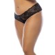 Oh La La Cheri - Goodnight Kiss Panty - 1X/2X - Black