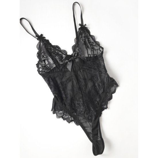 Oh La La Cheri - Valentine Teddy Plus - 3X/4X - Black