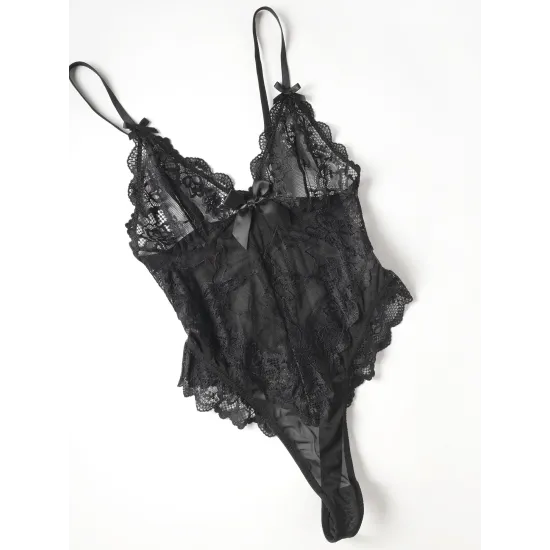 Oh La La Cheri - Valentine Teddy Plus - 3X/4X - Black