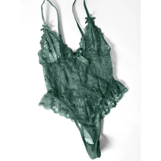 Oh La La Cheri - Valentine Teddy Plus - 3X/4X - Rainforest Green