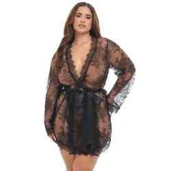 Oh La La Cheri - Amore Robe Plus - 1X/2X - Black