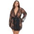 Oh La La Cheri - Amore Robe Plus - 1X/2X - Black
