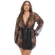Oh La La Cheri - Amore Robe Plus - 1X/2X - Black Oh La La Cheri - Amore Robe Plus - 1X/2X - Black