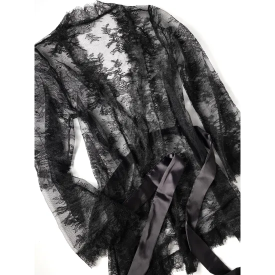 Oh La La Cheri - Amore Robe - L/XL - Black