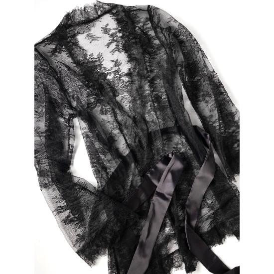 Oh La La Cheri - Amore Robe - S/M - Black