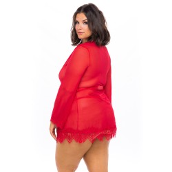 Oh La La Cheri - Provence Robe Plus - 3X/4X -Red
