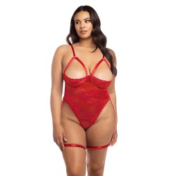 Oh La La Cheri - Elayne Teddy Plus - 3X/4X - Red