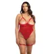 Oh La La Cheri - Elayne Teddy Plus - 3X/4X - Red