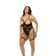 Oh La La Cheri - Elayne Teddy Plus - 1X/2X - Black