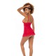 Oh La La Cheri - Valentine Babydoll M Red