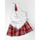 Oh La La Cheri - Academic Affair Set Plus - 1X/2X - Red/White