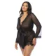 Oh La La Cheri - Provence Robe Plus - 1X/2X -  Black