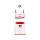 Oh La La Cheri - Naughty Nurse Set Plus - 1X/2X - Red/White