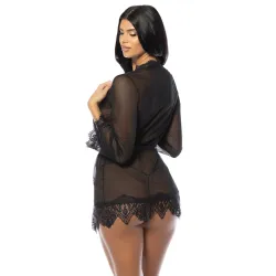 Oh La La Cheri - Provence Robe - S/M - Black Oh La La Cheri - Provence Robe - S/M - Black