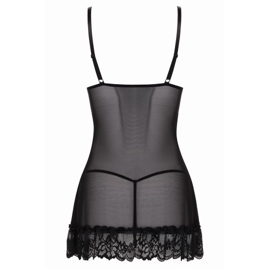 Oh La La Cheri - Valentine Babydoll S Black