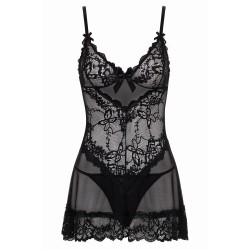 Oh La La Cheri - Valentine Babydoll L Black