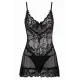 Oh La La Cheri - Valentine Babydoll XL Black