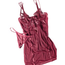Oh La La Cheri - Marisol Babydoll - L/XL - Zinfandel