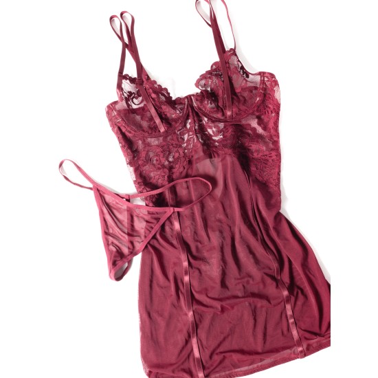 Oh La La Cheri - Marisol Babydoll - L/XL - Zinfandel