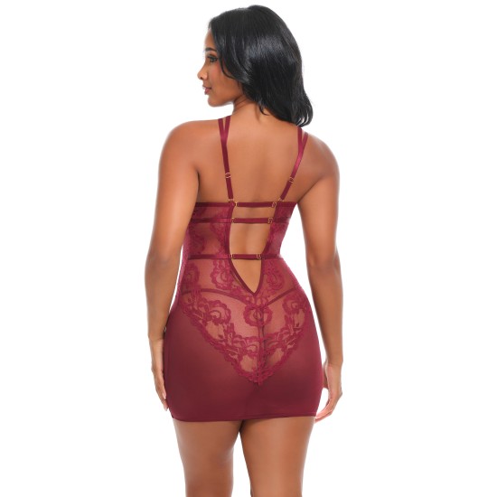 Oh La La Cheri - Marisol Babydoll - L/XL - Zinfandel
