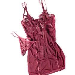 Oh La La Cheri - Marisol Babydoll - S/M - Zinfandel