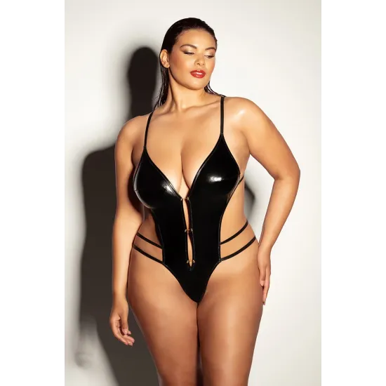 Oh La La Cheri - Whipped Teddy Plus - Queen Size - Black