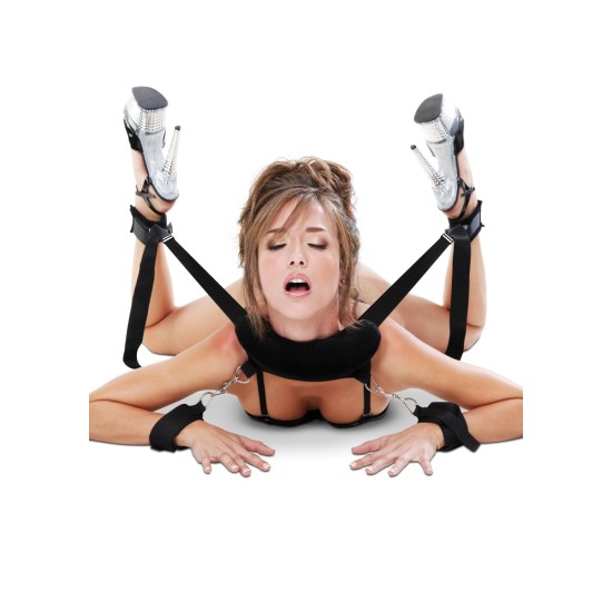 Pipedream - Fetish Fantasy Series - Position Master With Cuffs - Black Pipedream - Fetish Fantasy Series - Position Master With Cuffs - Black