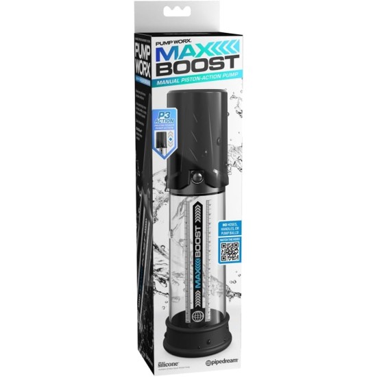 Pipedream - Pump Worx - Max Boost - Black Pipedream - Pump Worx - Max Boost - Black