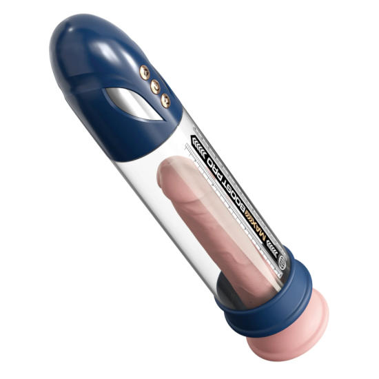 Pipedream - Pump Worx - Max Boost Pro Flow - Blue/Clear Pipedream - Pump Worx - Max Boost Pro Flow - Blue/Clear