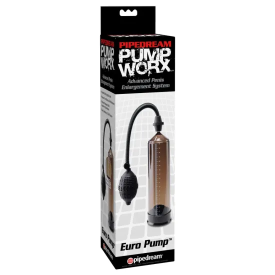 Pipedream - Pump Worx - Euro Pump - Smoke/ Black Pipedream - Pump Worx - Euro Pump - Smoke/ Black