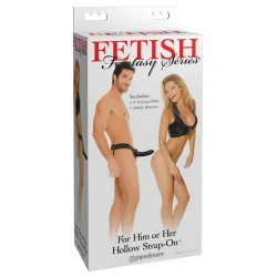 Pipedream - Fetish Fantasy Series - For Him or Her Hollow Strap-On  - Black