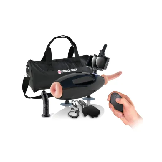 Pipedream - Fetish Fantasy Extreme - International Extreme Sex Machine - Black/Light Pipedream - Fetish Fantasy Extreme - International Extreme Sex Machine - Black/Light