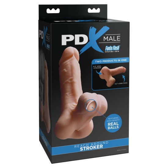 Pipedream - PDX Male - Reach Around Stroker - Light Pipedream - PDX Male - Reach Around Stroker - Light
