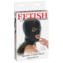 Pipedream - Fetish Fantasy Series  - Spandex 3 Hole Hood - Black