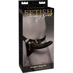 Pipedream - Fetish Fantasy Gold - Designer Strap-On  - Black