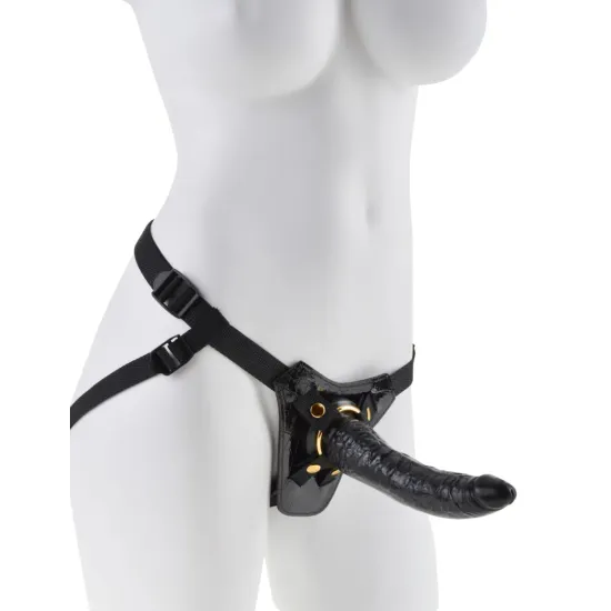 Pipedream - Fetish Fantasy Gold - Designer Strap-On  - Black