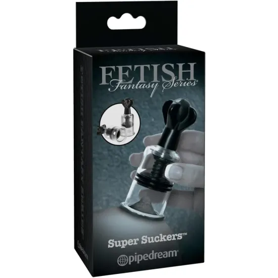 Pipedream - Fetish Fantasy Series Limited Edition - Super Suckers  - Black/Clear