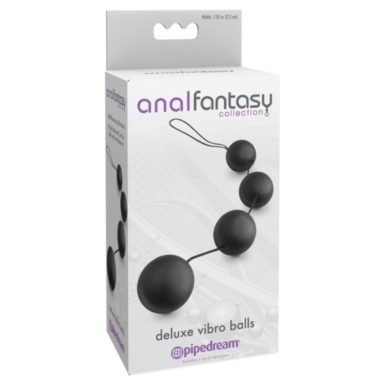 Pipedream - Anal Fantasy Collection - Deluxe Vibro Balls  - Black