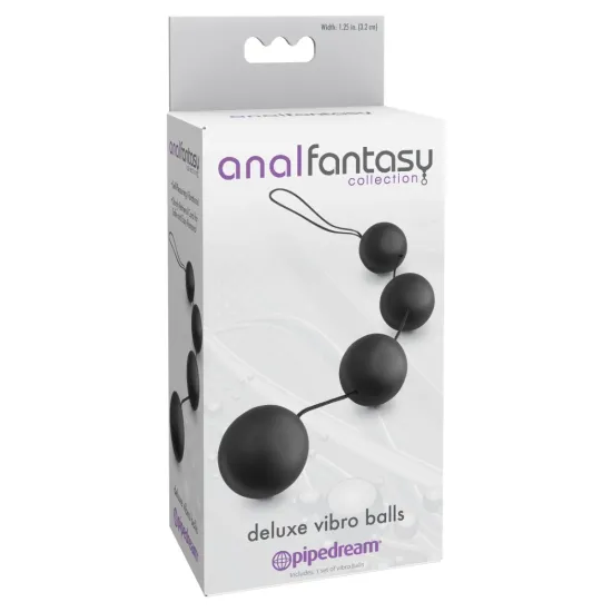 Pipedream - Anal Fantasy Collection - Deluxe Vibro Balls - Black Pipedream - Anal Fantasy Collection - Deluxe Vibro Balls - Black