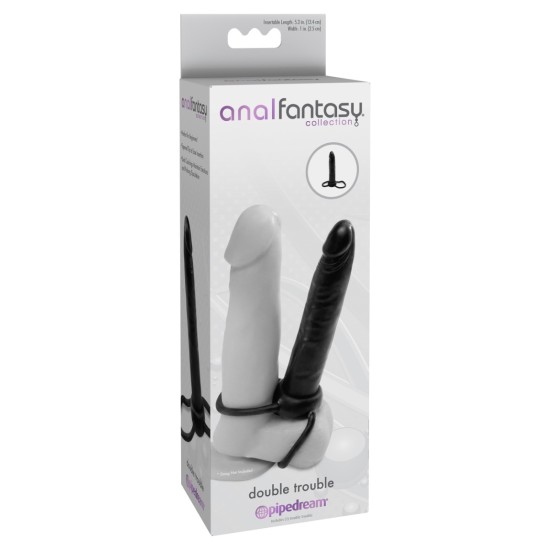 Pipedream - Anal Fantasy Collection - Double Trouble - Black Pipedream - Anal Fantasy Collection - Double Trouble - Black